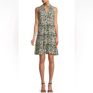 Tommy Hilfiger Tiered Floral Sleeveless‎ Dress Womens Size 4 (273)